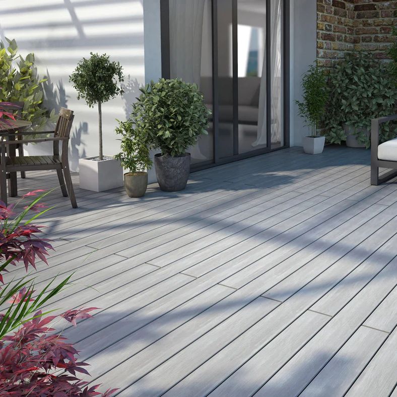 DECK REVERSIBLE GRIS CENIZA/GRIS PLATA