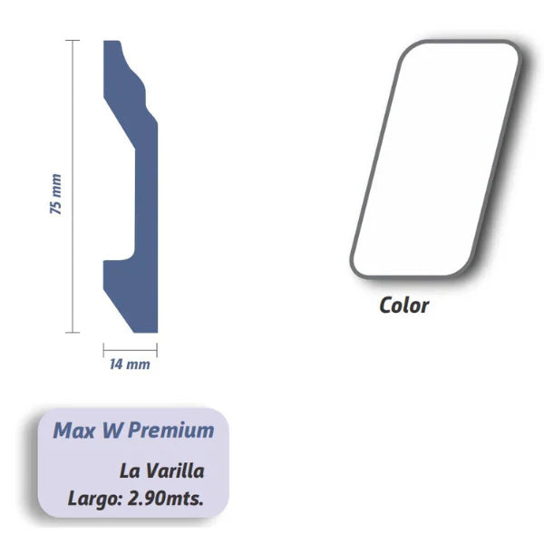 Zocalo Resistente al Agua MaxW-PREMIUM