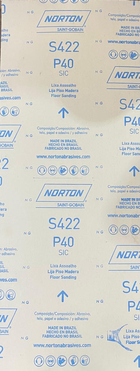 Lija Postura CARTON 30 X 75 CM- NORTON - G 40