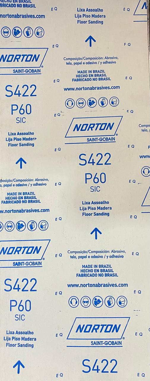 Lija Postura CARTON 30 X 75 CM- NORTON - G 60